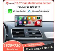 Display multimediale per auto RoadTop per Audi Q3 2013-2018 Schermo Linux da 12,3 pollici con funzione Wireless Carplay Android Auto Mirrorlink