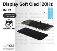DISPLAY NO ERRORE IPHONE 15 PRO APPLE 120HZ PARI ORIGINALE SCHERMO + ADESIVO