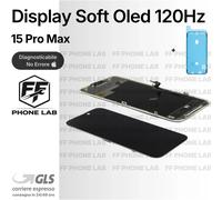 DISPLAY NO ERRORE IPHONE 15 PRO MAX APPLE 120HZ PARI ORIGINALE SCHERMO + ADESIVO