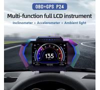 Display OBD Computer Di Bordo Per Auto Multifunzione Tachimetro Inclinometro
