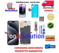 DISPLAY OLED PARI A ORIGINALE PER IPHONE 15 PRO MAX SCHERMO TOUCH SCREEN VETRO