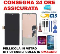 DISPLAY OLED PER GOOGLE PIXEL 6A GX7AS GB62Z G1AZG TOUCH SCHERMO LCD VETRO