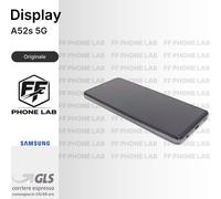 DISPLAY OLED SAMSUNG GALAXY A52S 5G SCHERMO COMPLETO CON FRAME SERVICE PACK