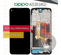 DISPLAY OPPO A53S 4G CPH2135 CPH2139 LCD SCHERMO + FRAME TOUCH SCREEN VETRO