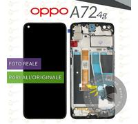 DISPLAY OPPO A72 4G CPH2067 SCHERMO LCD + TOUCH SCREEN + FRAME PARI ORIGINALE