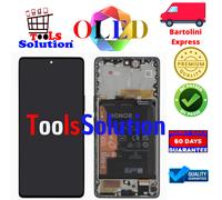 DISPLAY ORIGINALE HONOR MAGIC 5 LITE 5G SERVICE PACK BATTERIA + FRAME SILVER