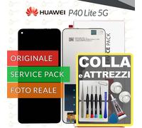 DISPLAY ORIGINALE HUAWEI P40 LITE 5G CDY-NX9A SCHERMO LCD VETRO +COLLAeKIT