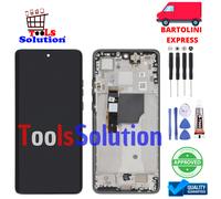 DISPLAY ORIGINALE MOTOROLA EDGE 40 NEO XT2307 SCHERMO SERVICE PACK FRAME BLACK