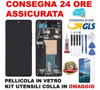 DISPLAY ORIGINALE MOTOROLA MOTO EDGE 40 PRO XT2301 LCD TOUCH SCREEN FRAME VETRO