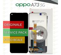 DISPLAY ORIGINALE OPPO A73 5G CPH2161 LCD + TOUCH SERVICE PACK SCHERMO VETRO
