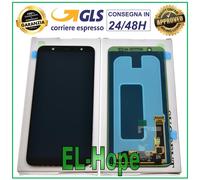 DISPLAY ORIGINALE SAMSUNG A6 PLUS 2018 SM-A605F TOUCH SCREEN NERO GH97-21907A