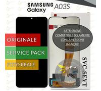 DISPLAY ORIGINALE SAMSUNG GALAXY A03S SM-A037F SM A037 VETRO LCD SCHERMO TOUCH