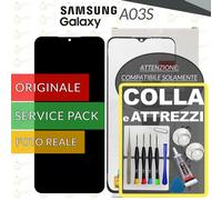 DISPLAY ORIGINALE SAMSUNG GALAXY A03S SM-A037G SM A037 LCD SCHERMO +COLLAeKIT