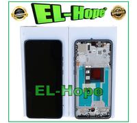 DISPLAY ORIGINALE SERVICE MOTOROLA MOTO EDGE 50 NEO XT2409 TOUCH FRAME BLU