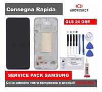 DISPLAY ORIGINALE SERVICE SAMSUNG GALAXY A36 5G SM-A366 LIME NERO BIANCO LAVANDA