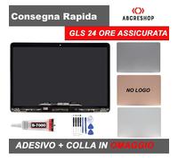 DISPLAY PER APPLE MACBOOK PRO RETINA 13.3 SCOCCA NO LOGO A2289 A1989 A2251 A2159