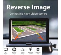 Display per auto pieghevole digitale da 4,3 pollici Display ad alta definizione