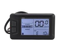 Display per bici elettrica MAMJENNI, per manubrio da 22,2 mm, pannello di controllo LCD universale 36V 48V, misuratore ABS, design impermeabile, installazione semplice