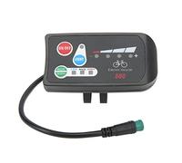 Display per biciclette elettrico Hoseonfn per un misuratore di visualizzazione LED leggero ABS con connettore impermeabile per la modifica La parola chiave principale del titolo (24V)