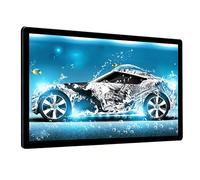 Display per Digital Signage, Chiosco Pubblicitario con Schermo LCD e Lettore Video USB per Ristoranti, Caffetterie, Saloni e Negozi, Display LCD per Menù Pubblicitari,27"