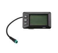 Display per Ebike, Display LCD GD01 Per Controller JN, 36V 48V, 5 Pin, Impermeabile