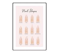 Display per la forma delle unghie Accessori per nail art Decorazioni per