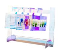 Display per la punta del , scheda per unghie acrilica, Display acrilico Scheda lucida per design per unghie, Salone di carta di punta di unghie professionale che mostra lo scaffale