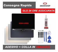 DISPLAY PER MACBOOK AIR 13,3 A3113 SCOCCA CON LOGO NERO SILVER VERDE ORO NUOVO