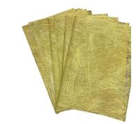 Display per poster a fogli mobili, 10 pezzi di carta materiale decorativo for album, diario fai da te, collage, diario, carta velina origami, for arte, artigianato, inviti di nozze(Gold)