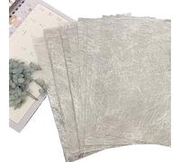 Display per poster a fogli mobili, 10 pezzi di carta materiale decorativo for album, diario fai da te, collage, diario, carta velina origami, for arte, artigianato, inviti di nozze(Silver)
