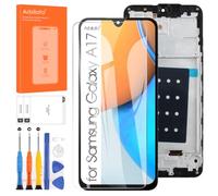Display per Samsung Galaxy A17 4G/5G sostituzione dello schermo con telaio | LCD Digitizer Touchscreen Assembly, SM-A176B SM-A175F, con kit di riparazione, senza impronte digitali