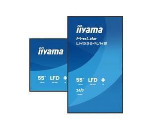 Display per segnaletica 4K LH5564UHS-B1AG da 55'' Migliora la tua comunicazione visiva con stile e tecnologia!
