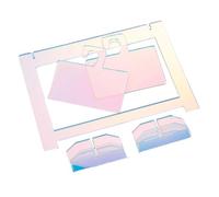 Display per unghie falsi, supporto per campioni di punta unghie | Display polacco di unghie acrilico - Suggerimenti per il fascino portatile di unghie per il trucco per salone di casa