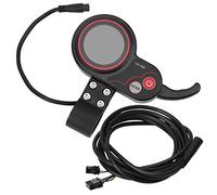 Display pollice acceleratore 2 in 1 pannello di controllo manuale del tachimetro per bici elettrica scooter, pannello display scooter (48 v)