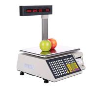 Display Polo per la Scala di Stampa Etichetta, Scale di Conteggio Digitale Commerciale, Scala di Calcolo Dei Prezzi, Display a Doppia Faccia, Capacità di 15 Kg/30 Kg per Il Commercio 30kg
