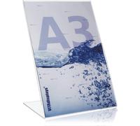 Display Pubblicitario DIN A3, Supporto a L, Espositore in Formato Verticale, Esp