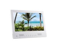 Display pubblicitario IPS da 10,1 pollici con rilevamento intelligente del corpo umano, semplice album fotografico elettronico con pulsante frontale.