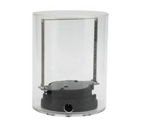 Display pubblicitario olografico, 160 LED leggero WiFi Control 3D Hologram Fan 3.9 pollici con copertura trasparente Alta Definizione