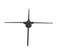 Display Pubblicitario Olografico con Ventola Ologramma 3D 100-240 V 1024 LED Controllo APP WiFi Senza Bordi 2000x1024 per Store per (Spina europea)