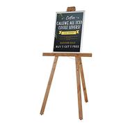 DISPLAY SALES - Basic - Cavalletto in legno di pino scuro, altezza totale 159 cm