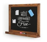 DISPLAY SALES - lavagnetta cucina in faggio chiaro | Lavagna magnetica di dimensioni 50 x 70 cm | lavagna ardesia e magnetica per bambini con ripiano incl. magneti | Lavagna in ardesia per scrivere