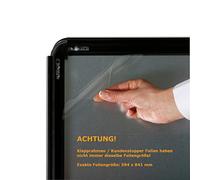 DISPLAY SALES Pellicola Protettiva Antiriflesso | 2 Pezzi | per Espositori da Esterno/Formati a Scatto DIN A1 | Pellicola di Ricambio Spessore 0,4 mm | Pellicola per Espositore, Pellicola in Pet