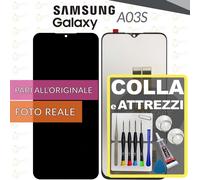 DISPLAY SAMSUNG GALAXY A03S SM-A037G A037 SCHERMO LCD VETRO +COLLAeKIT