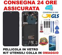 DISPLAY SAMSUNG GALAXY S21 5G G991 ORIGINALE AMOLED BIANCO NERO VIOLA ROSA