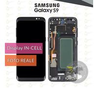 DISPLAY SAMSUNG GALAXY S9 SM-G960 SCHERMO LCD INCELL + VETRO TOUCH CON FRAME