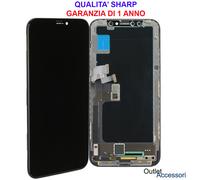 Display Schermo ORIGINALE SHARP Apple Iphone XS A1920 A2097 LCD Touch Vetro tft