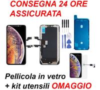 DISPLAY SCHERMO PER APPLE IPHONE XS MAX OLED TOUCH SCREEN FRAME LCD GUARNIZIONE