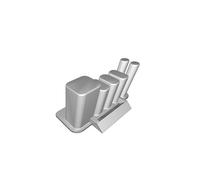 Display Screen Pen Holder with Storage for USB and SD Cards - Compact Design