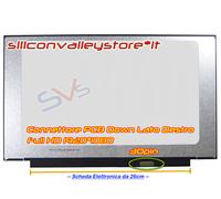DISPLAY Slim Led Compatibile P/N: N156HCE-EN1 | Con Scheda da 260mm