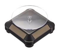 Display solare da 3,9" Display Supporto Giradischi,Batteria Doppia Usata,Nero